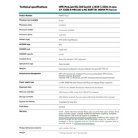 HPE PL DL360g10 4215R (3.2G/8C) 1x32G MR416i 8SFF 1x800W 2x10G-T FLR RENEW