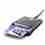 BAZAR - AXAGON CRE-SM3T, USB-A FlatReader čtečka kontaktních karet Smart card (eObčanka), kabel 1.3m - Poškozený obal (K