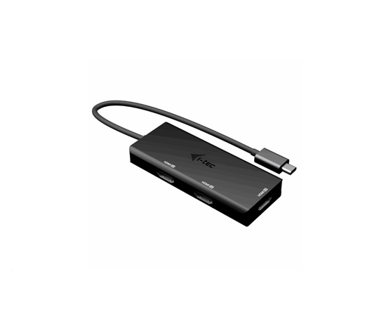 i-tec USB-C Triple 4K HDMI Video Adapter, Power Delivery 100W