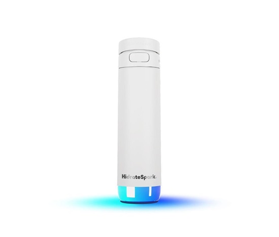 HidrateSpark PRO 2 chytrá lahev s brčkem, 621 ml, bílá