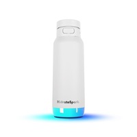 HidrateSpark PRO 2 chytrá lahev s brčkem, 950 ml, bílá