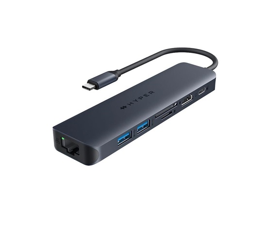 Hyper® EcoSmart™ Gen.2 USB-C 7-in-1 Hub 100W PD Pass-thru