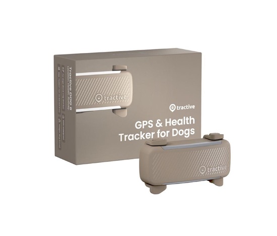 Tractive DOG 6 – GPS lokátor pro psy a monitor zdraví, hnědý