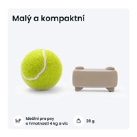 Tractive DOG 6 – GPS lokátor pro psy a monitor zdraví, hnědý