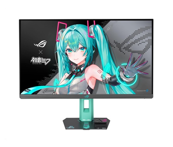 ASUS LCD ROG Strix XG27ACMEG-G Hatsune Miku Edition, 27" 2560x1440, 400nits, 1ms, 260Hz, USB, DP, HDMI, Audio, Vesa