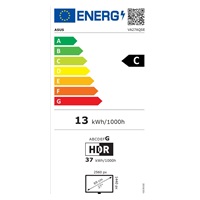 ASUS LCD VA27AQSE, 27" 2560x1440, 350nits, 1ms, 75Hz, Repro, Audio, Vesa, DP, HDMI, VGA, Black