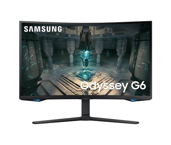 BAZAR - #SAMSUNG MT LED LCD Gaming Smart Monitor 32" OdysseyG75T  - prohnutý,VA,2560x1440,1ms,240Hz,Wifi, BT,Pivot - Poš