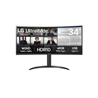 LG MT VA LED 34" 34WR55QK - VA panel, 3440x1440, 2xHDMI, DP, USB-C, USB 3.0, zakriven, nast vyska