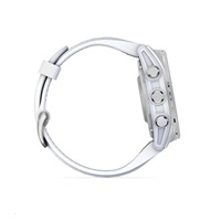 Garmin fenix® 8 – 43 mm, AMOLED, Silver / Whitestone se silikonovým řemínkem, EU