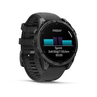 Garmin fenix® 8 – 51 mm, AMOLED, Slate grey a Černý silikonový řemínek, EU