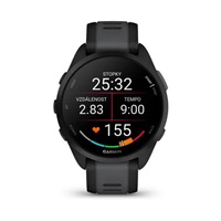 Garmin GPS sportovní hodinky Forerunner® 165, Black/Slate grey, EU