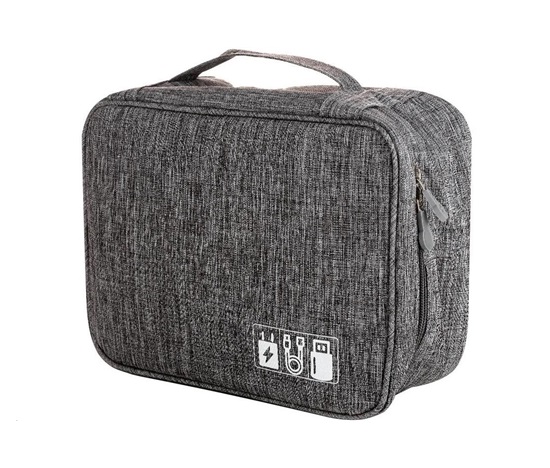 WG - Cestovní pouzdro na elektroniku / 24 x 17 x 9cm / grey