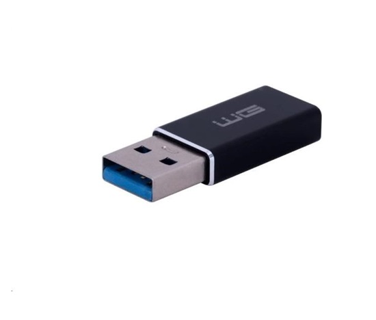 WG - Adaptér Type C (female) to USB-A 3.0 (male) / black