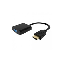 WG - Adaptér HDMI (male) to VGA (female; D-Sub DE-15)