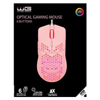 WG - Herní drátová myš WG2 / pink