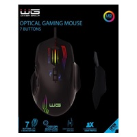 WG - Herní drátová myš WG1 / black