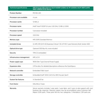 HPE PL MicroServer Gen11 6325P (3.5/4C) 1x32G 2x4TB SATA 4LFF/SFF-NHP VROC 4p1G NBD111 Smart Choice