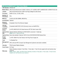 HPE PL ML30g11 6325P (3.5G/4C8T) 1x32G 2x480G SSD 8SFF VROC 1x1000W 4p1G NBD311 Smart Choice