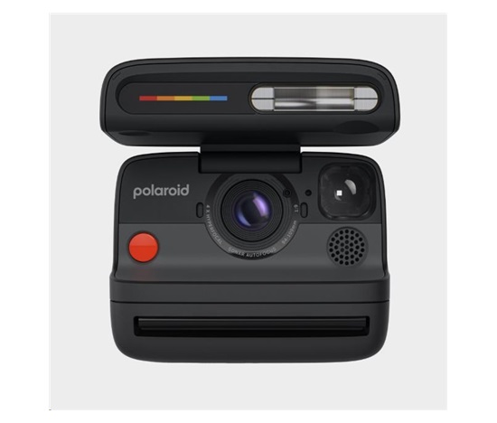 BAZAR - Polaroid Flip Black + balení barevných filmů (8 fotografií) - Poškozený obal (Komplet)