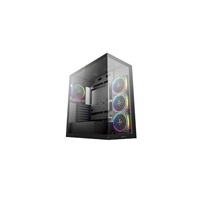 DEEPCOOL Case CG580 4F V2, ATX, Průhledná bočnice, 4x120mm ARGB, černá