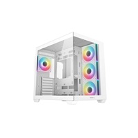 DEEPCOOL Case CG530 4F WH, ATX, Průhledná bočnice, 4x120mm ARGB, bílá – náhled 1