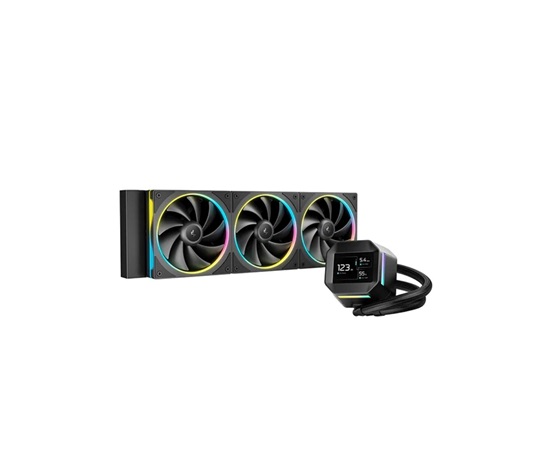 DEEPCOOL Vodní chladič LM360, ARGB, 3x 120mm, AM5, LGA1851, černá