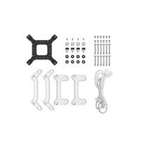 DEEPCOOL Vodní chladič LM360 WH, ARGB, 3x 120mm, AM5, LGA1851, bílá