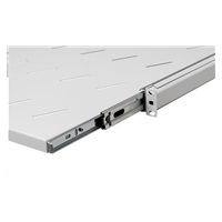 LEXI-Net 19" posuvná police s perforací 1U/550mm, šedá