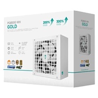 DEEPCOOL GAMERSTORM zdroj 850W PQ850G WH, 120mm, Plně modulární, 80+ Gold, ATX 3.1, bílá