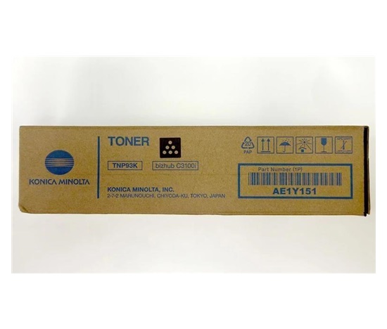 Toner Konica Minolta TNP 93 black, bizhub C3100i