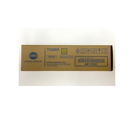 Toner Konica Minolta TNP 93 yellow, bizhub C3100i