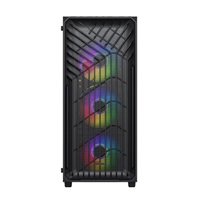 BAZAR - VeinX case OD15A-BK, ATX, Průhledná bočnice, Černá, bez ventilátorů - Rozbaleno (Komplet)