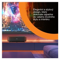 Epson Lifestudio Grand – EH-LS670B Metalická černá, 4K PRO-UHD, 3600lm, HDMI, USB, Google TV, 240Hz