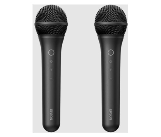 EPSON Bezdrátový pár karaoke mikrofonů pro chytré projektory Lifestudio - ELPKM01 - Projektorové příslušenství