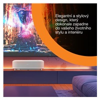 Epson Lifestudio Grand – EH-LS670W diamantová bílá, 4K PRO-UHD, 3600lm, HDMI, USB, Google TV, 240Hz