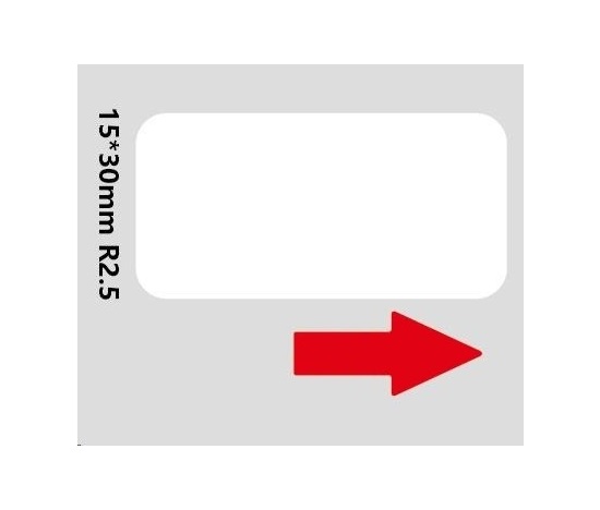 Niimbot štítky RP 15x30mm 195ks White pro D11 a D110
