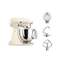 KitchenAid Artisan 5KSM125BAC Kuchyňský robot - 10 rychlostí, planetární systém, celokovová konstrukce, mandlová