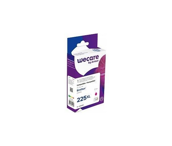 WECARE ARMOR cartridge pro Brother DCP-J4120D magenta, 12ml, kom. s LC225M