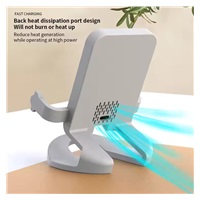 1stCOOL bezdrátová přenosná QI nabíječka 15W, panáček, USB-C, bílá