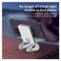 1stCOOL bezdrátová přenosná QI nabíječka 15W, panáček, USB-C, černá