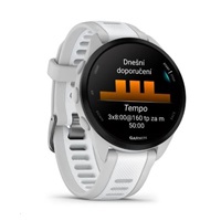 Garmin GPS sportovní hodinky Forerunner® 165, Mist grey/Whitestone, EU