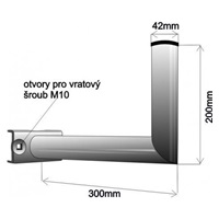 Držák antény na stožár, délka 30cm