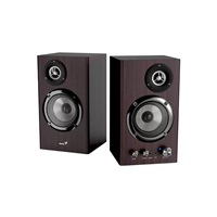 GENIUS Reproduktor SP-HF1812BT, BT, 3.5mm jack, 50W, tmavé dřevo