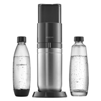 BAZAR - SodaStream DUO výrobník sody, mechanický, plastová láhev, skleněná láhev, bombička s CO2 - Poškozený obal