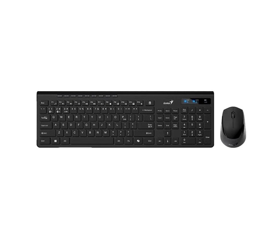 GENIUS set klávesnice + myš SlimStar 8230, Bezdrátový set, CZ+SK, černá