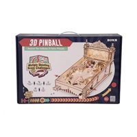 RoboTime 3D Dřevěné puzzle Hrací automat - Pinball Machine