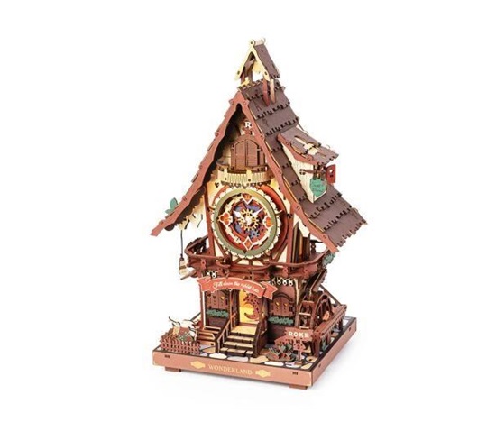 RoboTime 3D mechanická skládačka Kukačkové hodiny