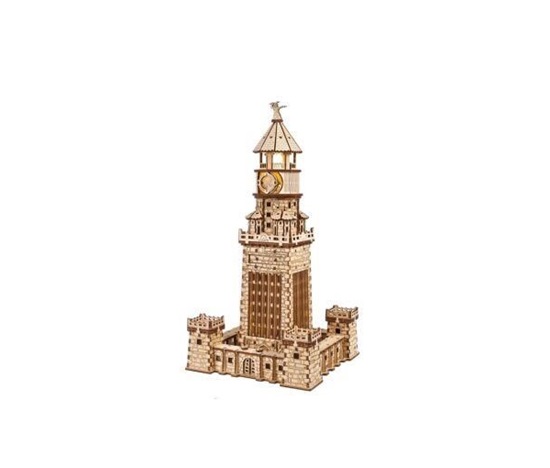 Ugears 3D dřevěné mechanické puzzle Alexandrijský maják