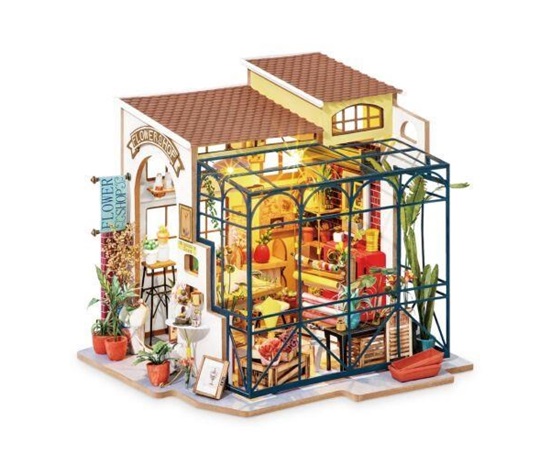 RoboTime miniatura domečku Květinářství