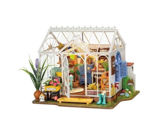 RoboTime 3D Dřevěné puzzle Vysněný zahradní dům